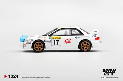 1/64 SUBARU IMPREZA WRC98 NO.17 1999 RALLY MONTE-CARLO - Mini GT - MGT01324