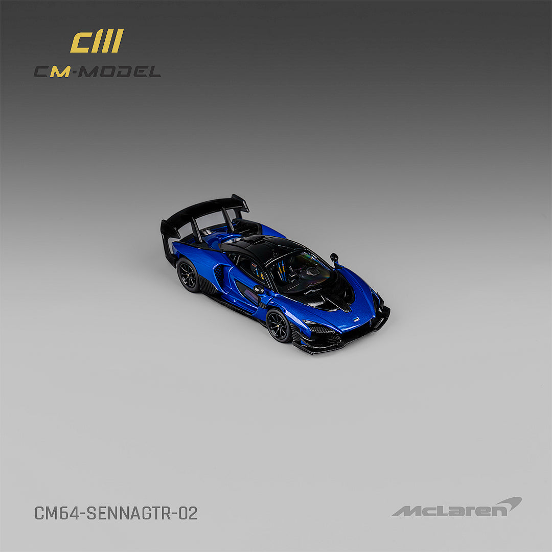 1:64 Mclaren Senna GTR Metallic blue GTR - CM64- SennaGTR-02