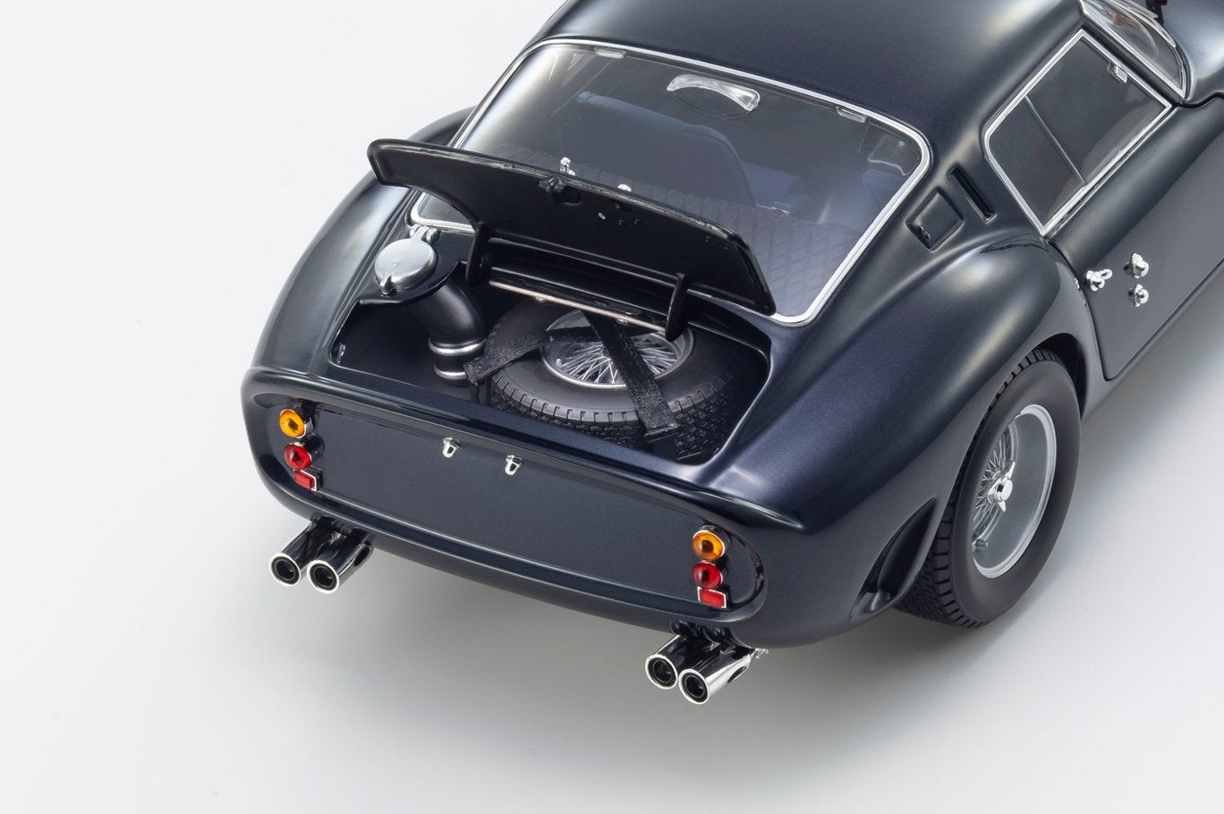 1/18 - Ferrari 250 GTO Dark Blue (Blu Scuro) - Kyosho - K08438H