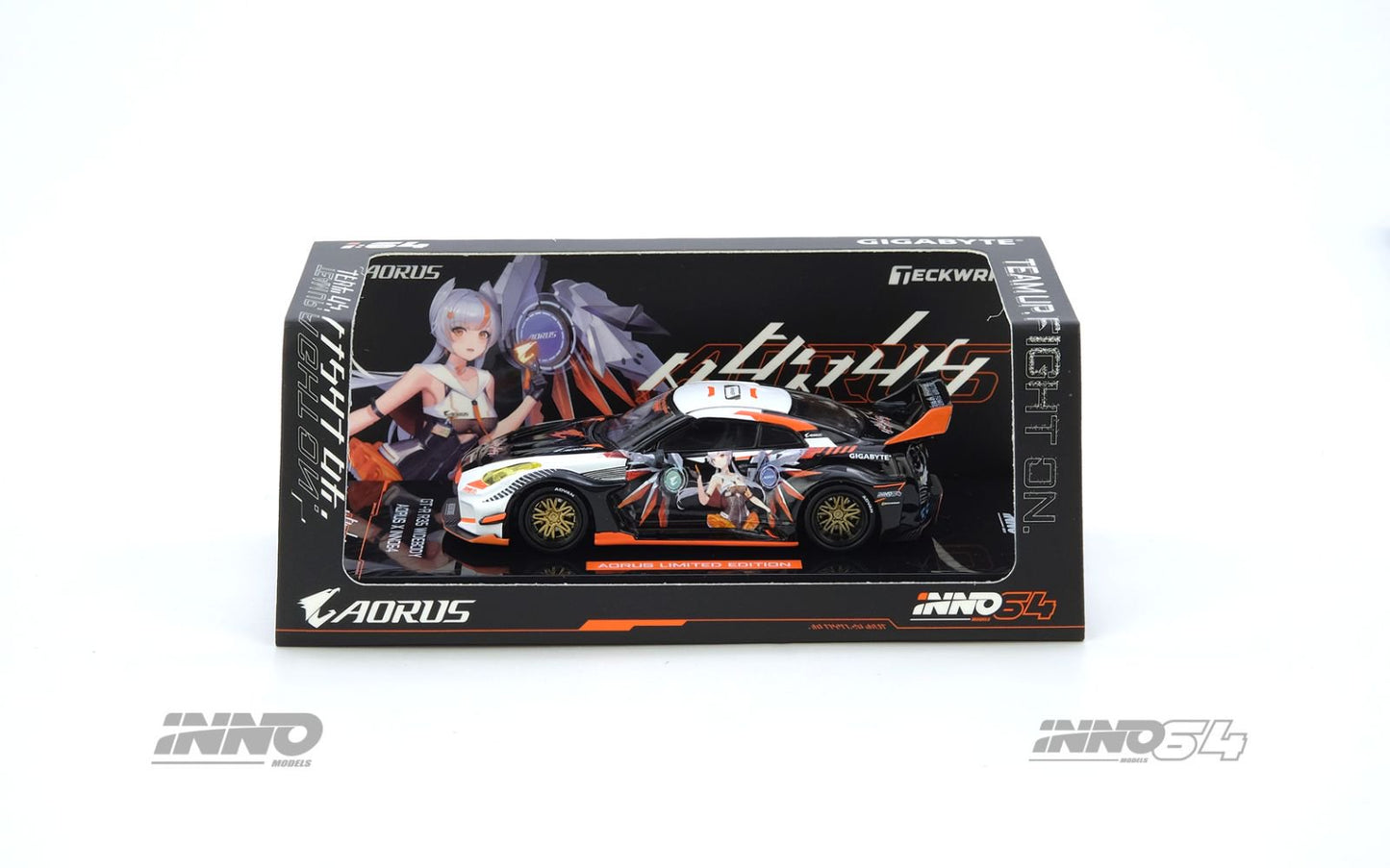 1/64 GT-R R35 WIDEBODY AORUS X INNO64 - Inno64 - IN64-R35LB-AORUS