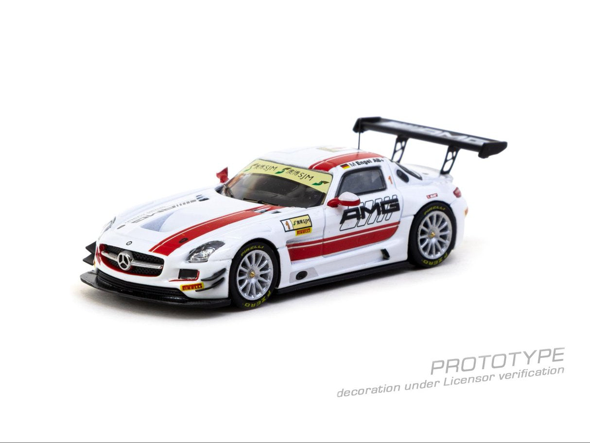 1/64 Mercedes-Benz SLS AMG GT3 Macau GT Cup - FIA GT World Cup 2015 Winner Maro Engel - Tarmac Models - T64-087-15MGP01