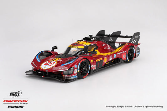 1:18 Ferrari 499P #50 Ferrari AF Corse 2025 WEC Qatar 1812km Winner- BBR Models - CS18006