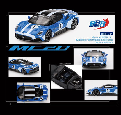 1/64 Maserati MC20  #1  Maserati Performance Experience - BBRDIE6408