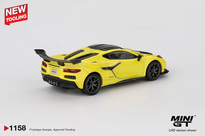 1/64 CHEVROLET CORVETTE ZR1 ACCELERATE YELLOW  - MiniGT -  MGT01158
