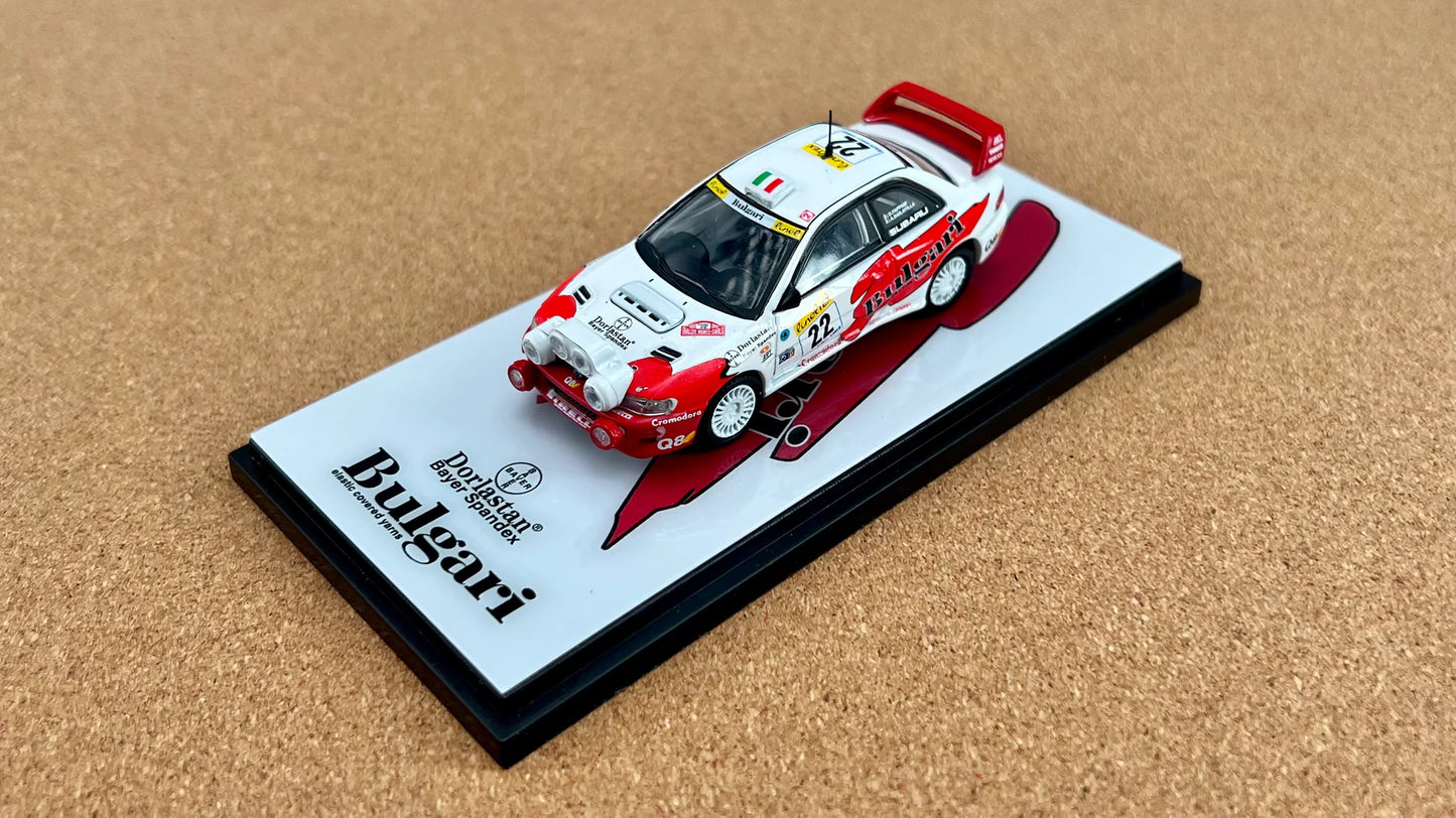 1:64 SUBARU IMPREZA WRC NO.22 BULGARI RALLYE - Fine Works64