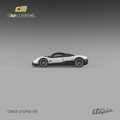 1:64 Pagani Utopia pearl white  with carbon - CM Models - CM64-Utopia-09