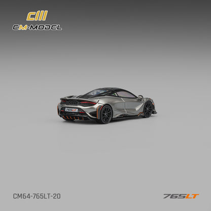 1/64 Mclaren 765LT Silver Gray 765LT  - CM Models - CM64-765LT-20