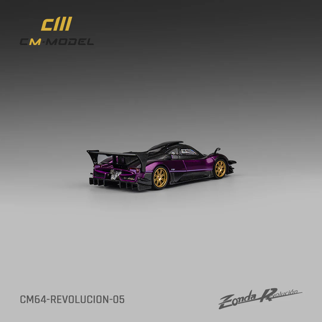 1:64 Pagani Zonda Revolucion Purple CM64-Revolucion-05