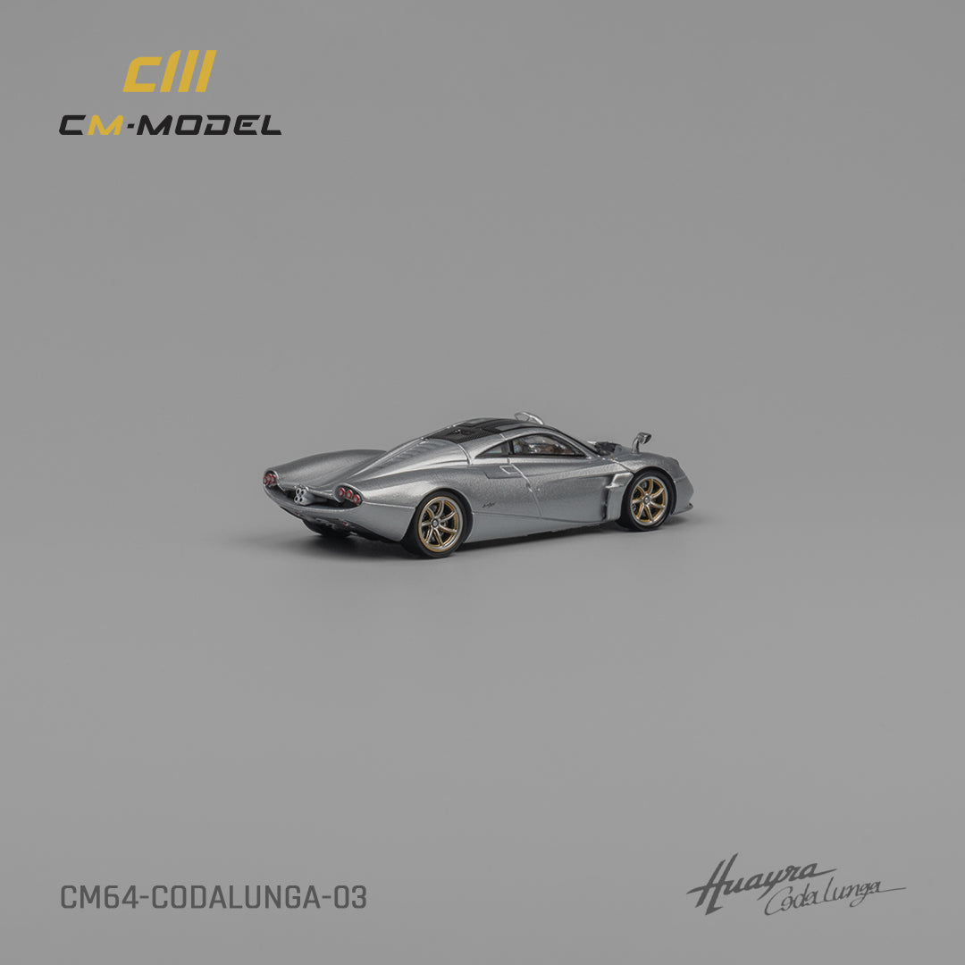 1:64 Pagani Codalunga Metallic silver- CM Models - CM64-Codalunga-03