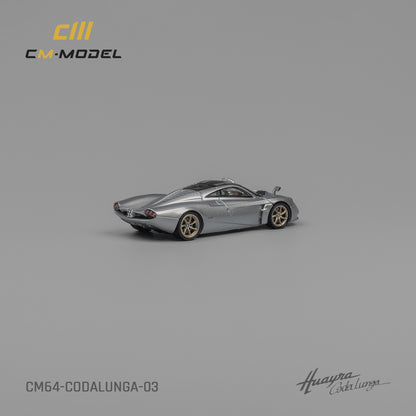 1:64 Pagani Codalunga Metallic silver- CM Models - CM64-Codalunga-03