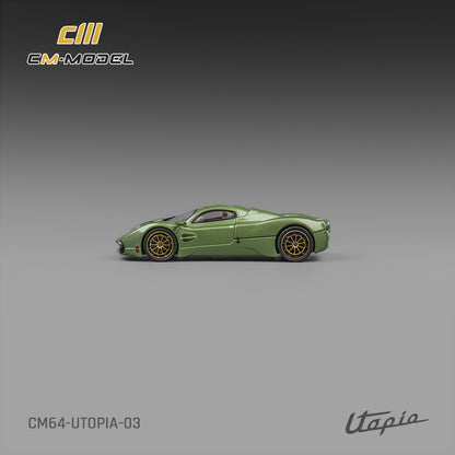 1:64 Pagani Utopia (Metallic green) -  CM Models - CM64-Utopia-03