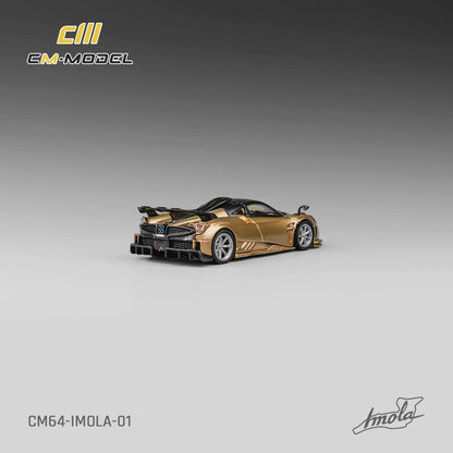 1:64 Pagani Imola Gold Fullcarbon-  CM Models - CM64-Imola-01