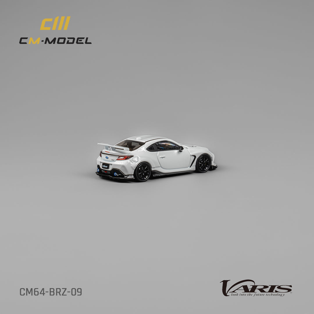 1:64 Subaru BRZ Varis Widebody White BRZ -  CM Models - CM64-BRZ-09