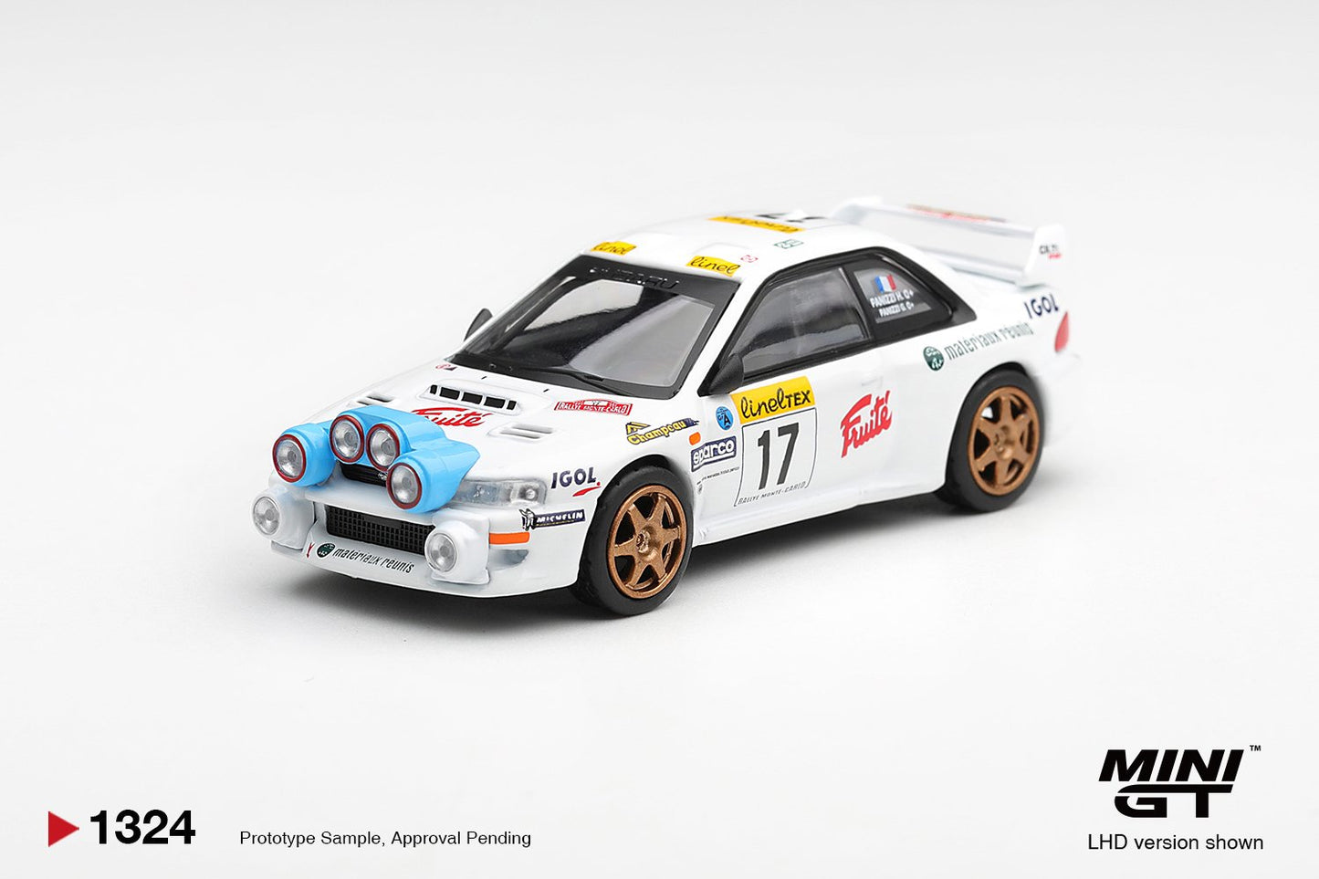 1/64 SUBARU IMPREZA WRC98 NO.17 1999 RALLY MONTE-CARLO - Mini GT - MGT01324