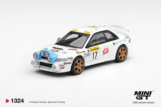 1/64 SUBARU IMPREZA WRC98 NO.17 1999 RALLY MONTE-CARLO - Mini GT - MGT01324