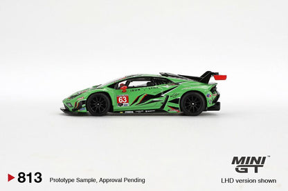 1/64 - LAMBORGHINI HURACAN GT3 EVO2 NO.63 IRON LYNX IMSA 2023 DAYTONA 24 HRS (LHD)) - MGT00813-L