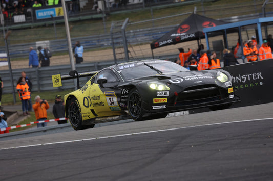 1/64 2026 Aston Martin Vantage AMR GT3 EVO natural elements by Walkenhorst Motorsport #34C. Krognes/M. Drudi/N. Thiim/F. Fernadez Laser 2nd 24H Nürburgring 2026 - Spark - spa64S190