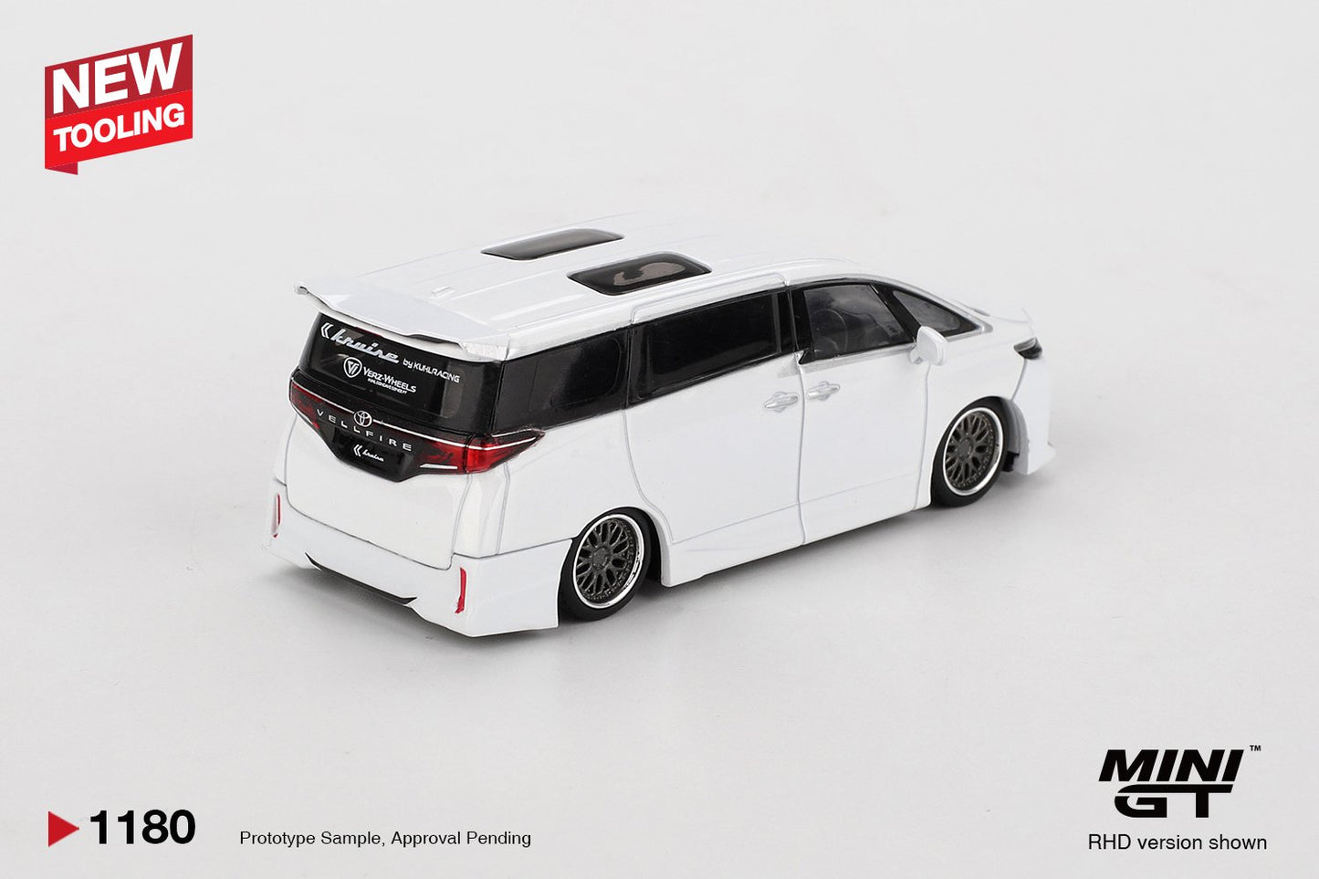 1/64 TOYOTA VELLFIRE 40 KUHL WHITE - MiniGT - MGT01180