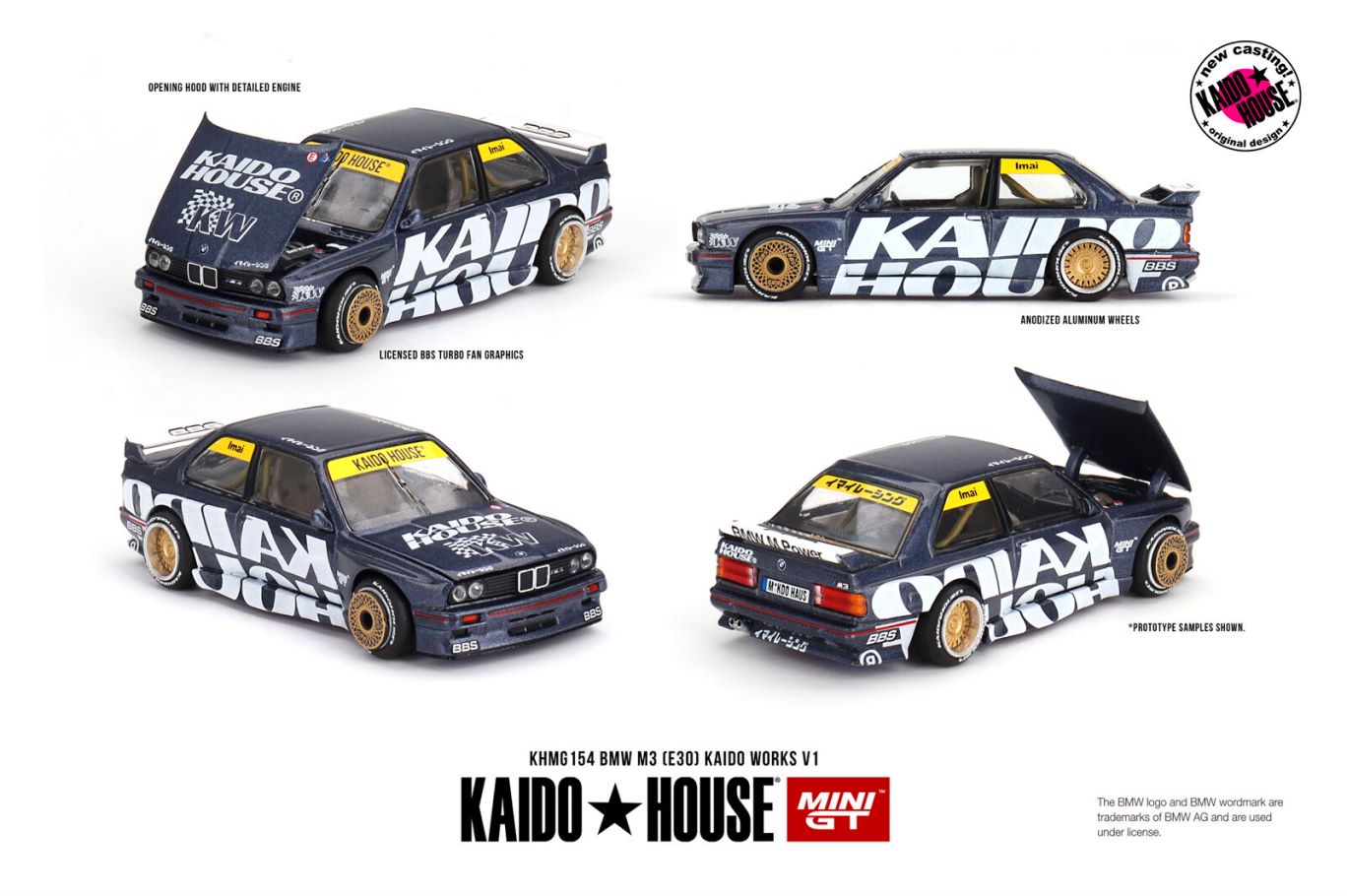 1/64 BMW M3 (E30) Kaido Works V1 - MGTKHMG154