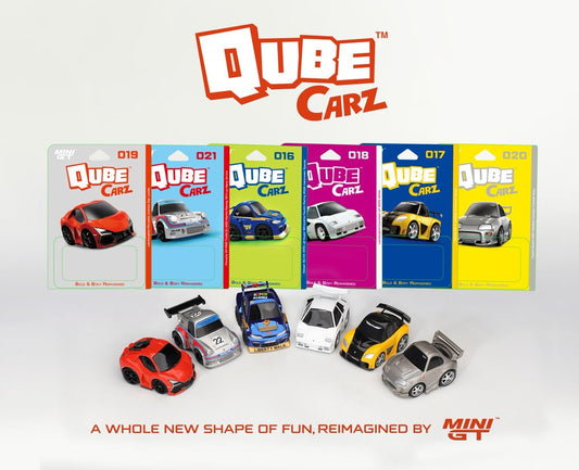 QUBECARZ SERIES 4 INNER PACK COMPLETE SET OF 6 STYLE CARS - MiniGT - QZ-Combo004
