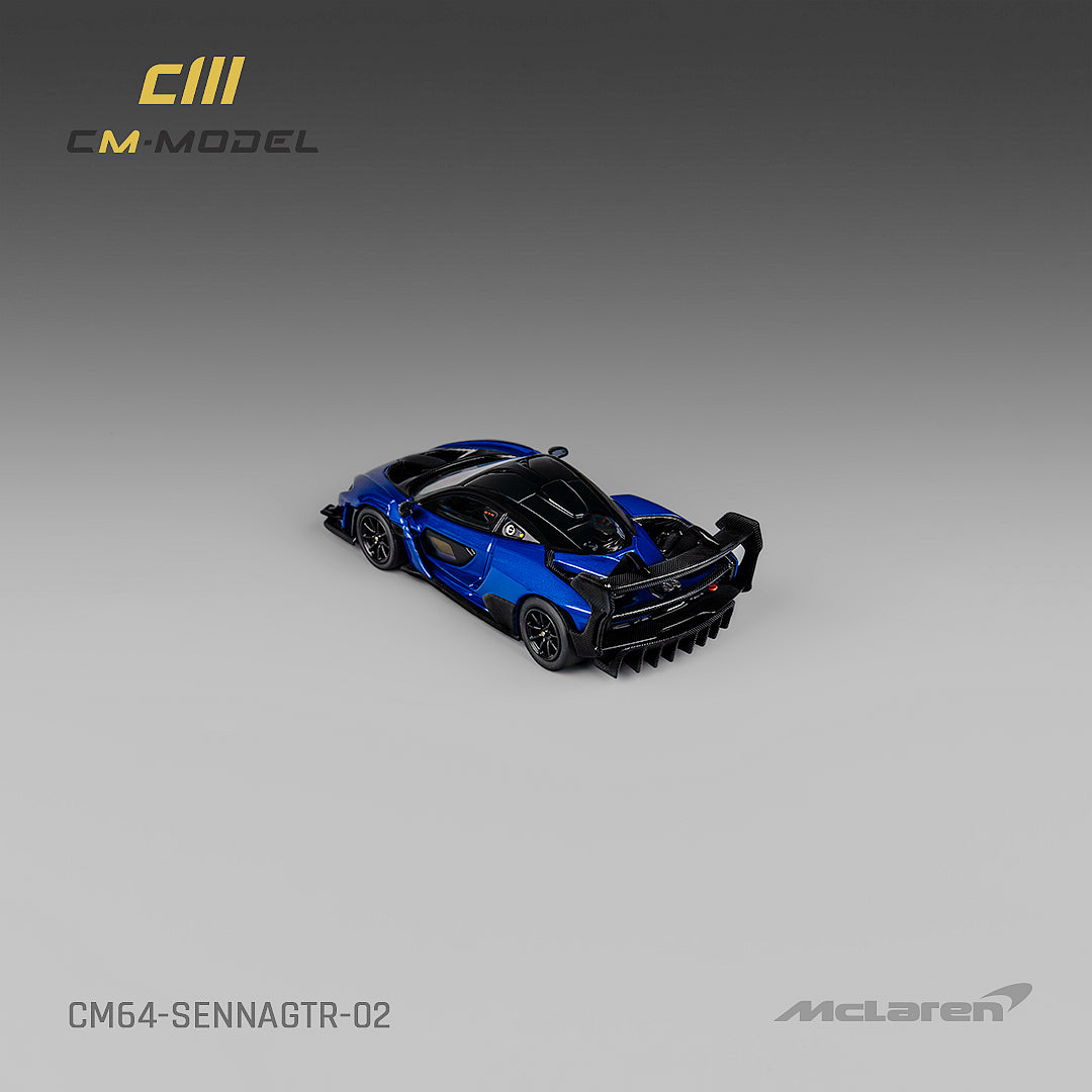 1:64 Mclaren Senna GTR Metallic blue GTR - CM64- SennaGTR-02