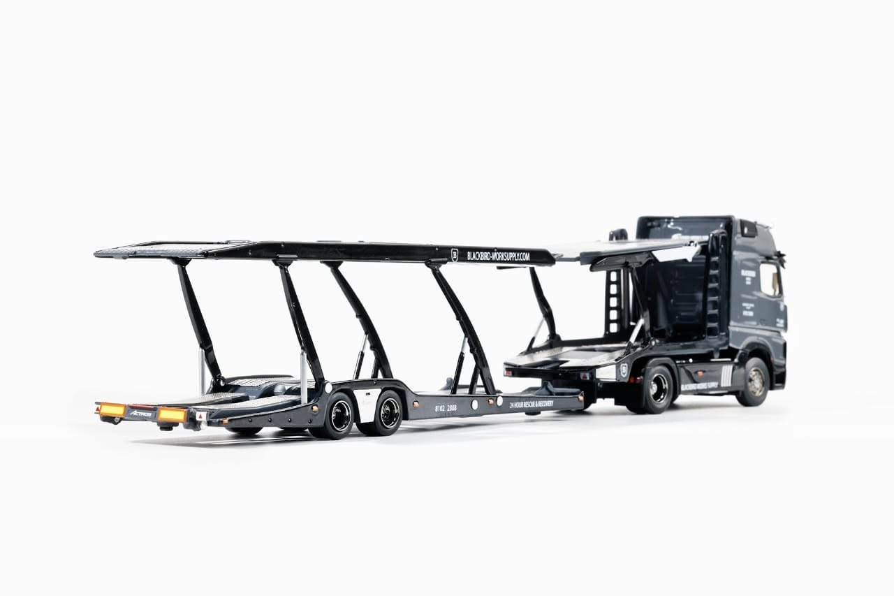 1:64 - Mercedes-Benz Actros Truck Black Bird Works - GCD - Shadow Pro - KS-069-617