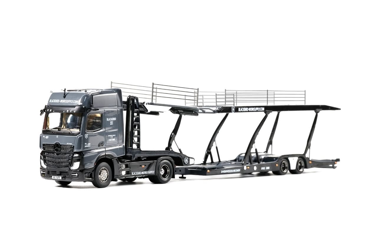 1:64 - Mercedes-Benz Actros Truck Black Bird Works - GCD - Shadow Pro - KS-069-617