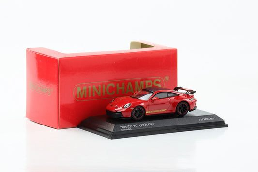 1/64 -  911 992 GT3 COUPE 2021 - Guards Red - Minichamps - 643061010