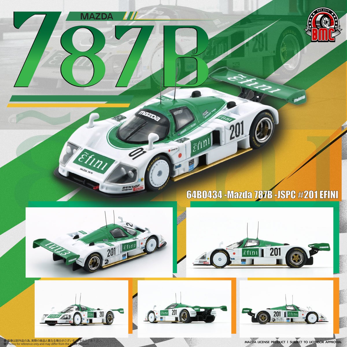 1:64 Mazda 787B - JSPC  #201 EFINI - BM Creations - BM64B0434