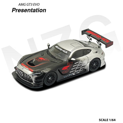 1/64 Mecedes - AMG GT3 Evo II Presentation - KiloWorks/ NZG - 114600005