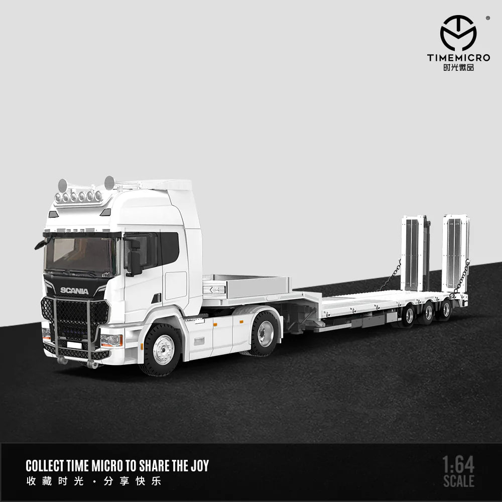 1/64 Scania FLATBED TRANSPORT VEHICLE (3 Colours) - Time Micro