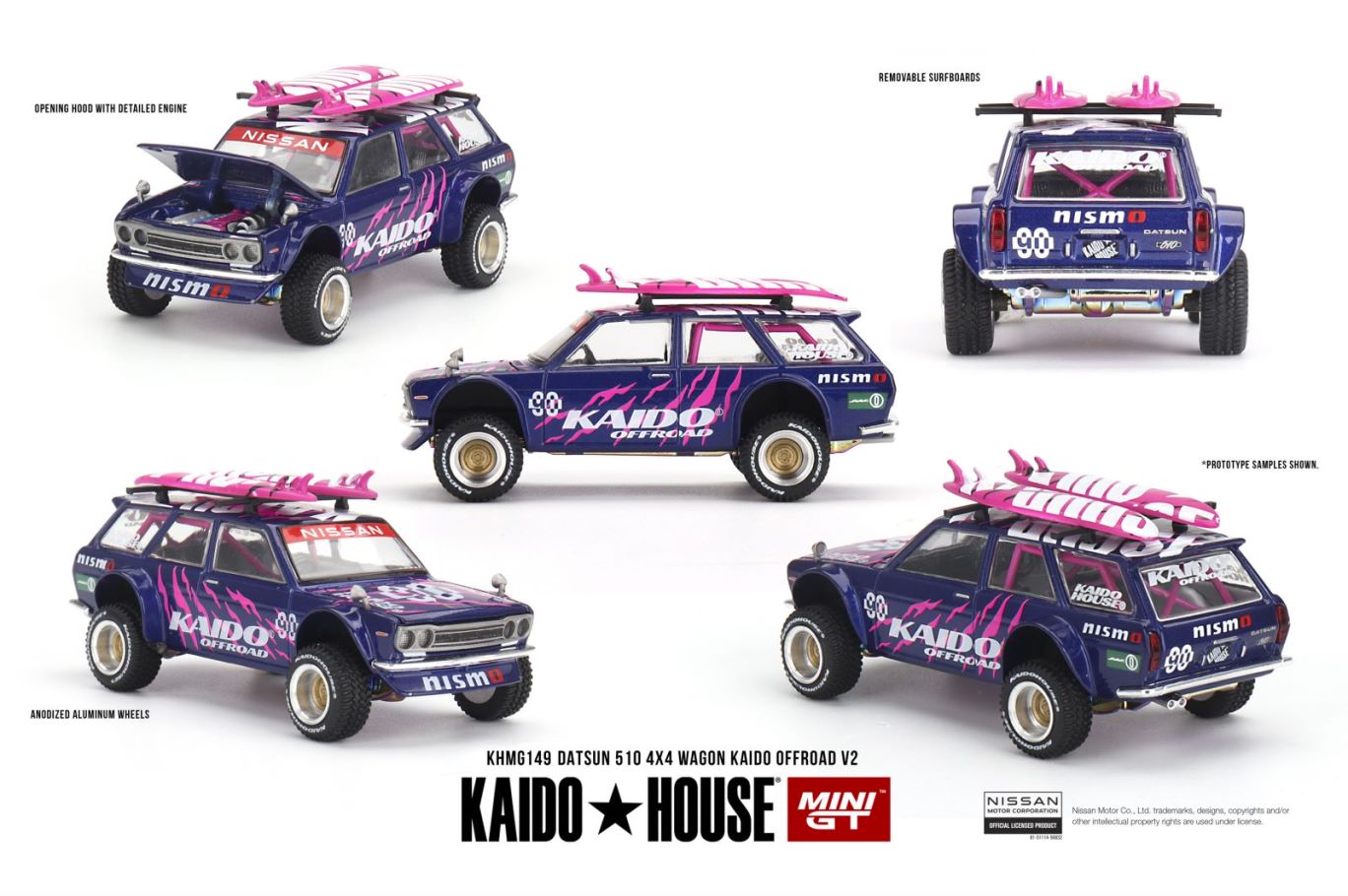 1/64 - Datsun 510  4x4 Wagon Kaido Offroad V2 - MGTKHMG149