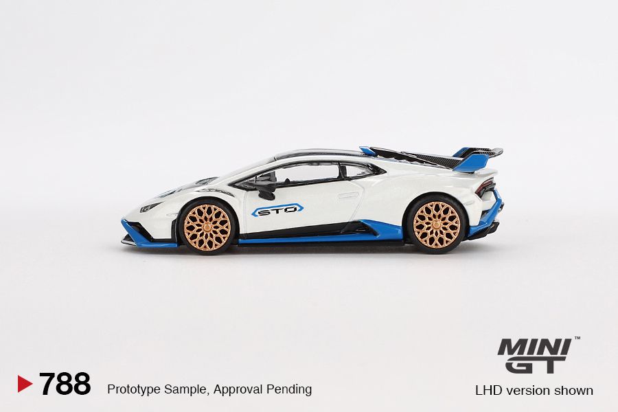 1/64 LAMBORGHINI HURACAN STO BIANCO ASOPO (LHD) BLISTER PACKAGING - MGT00788-BL