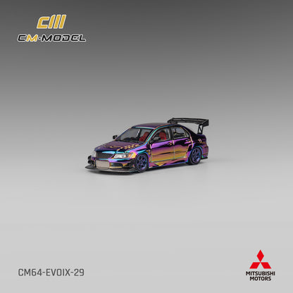 1:64 Misubishi Lancer Evoix Widebody Chromecolour Evo9- CM Models - CM64-Evoix-29