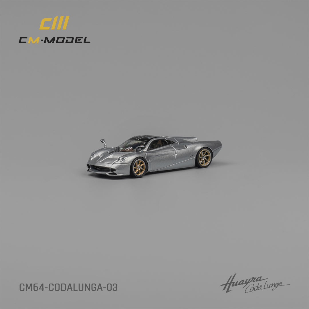 1:64 Pagani Codalunga Metallic silver- CM Models - CM64-Codalunga-03