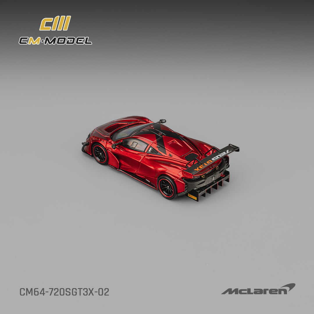 1/64 Mclaren 720SGT3X Metallic red - CM Models - CM64-720SGT3X-02
