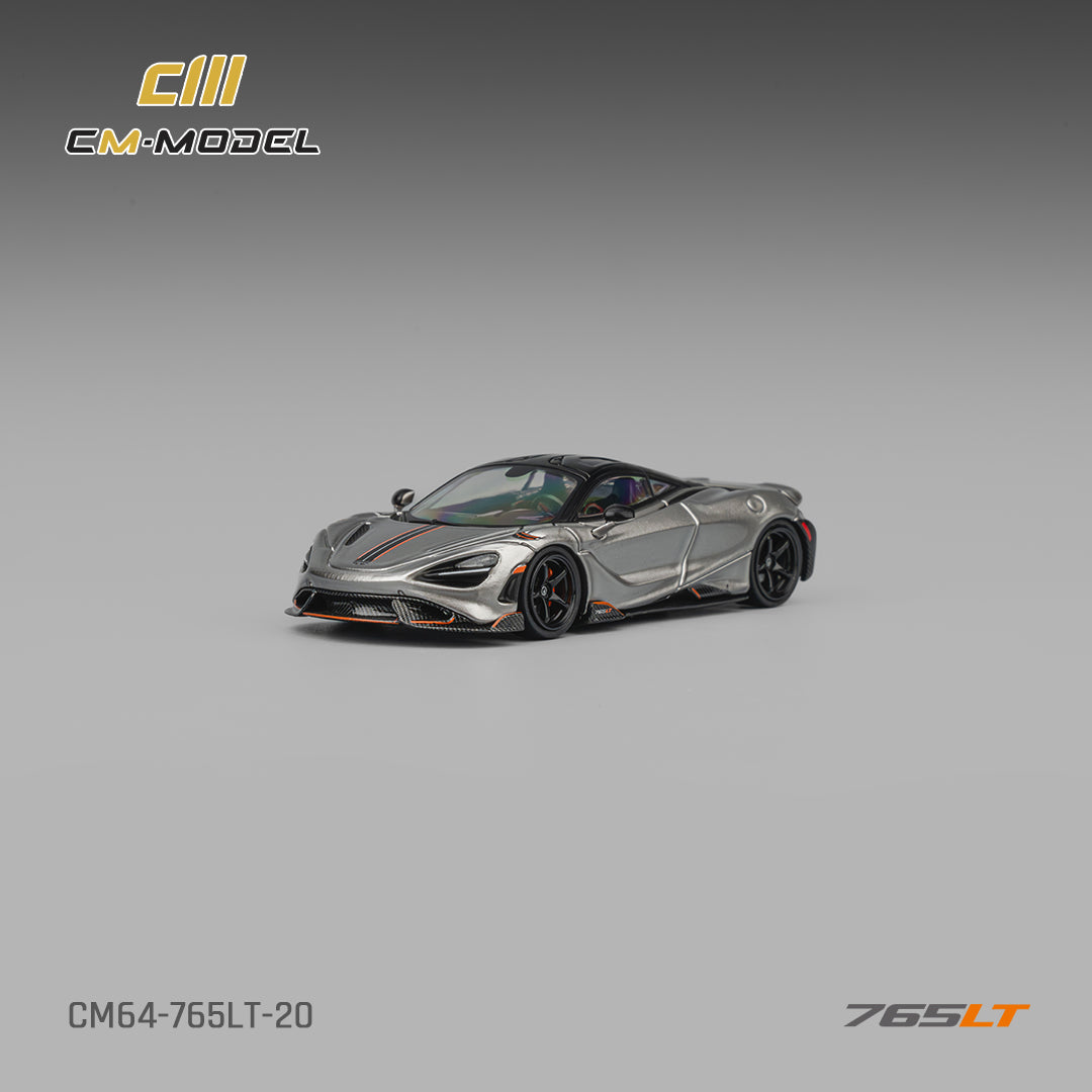 1/64 Mclaren 765LT Silver Gray 765LT  - CM Models - CM64-765LT-20