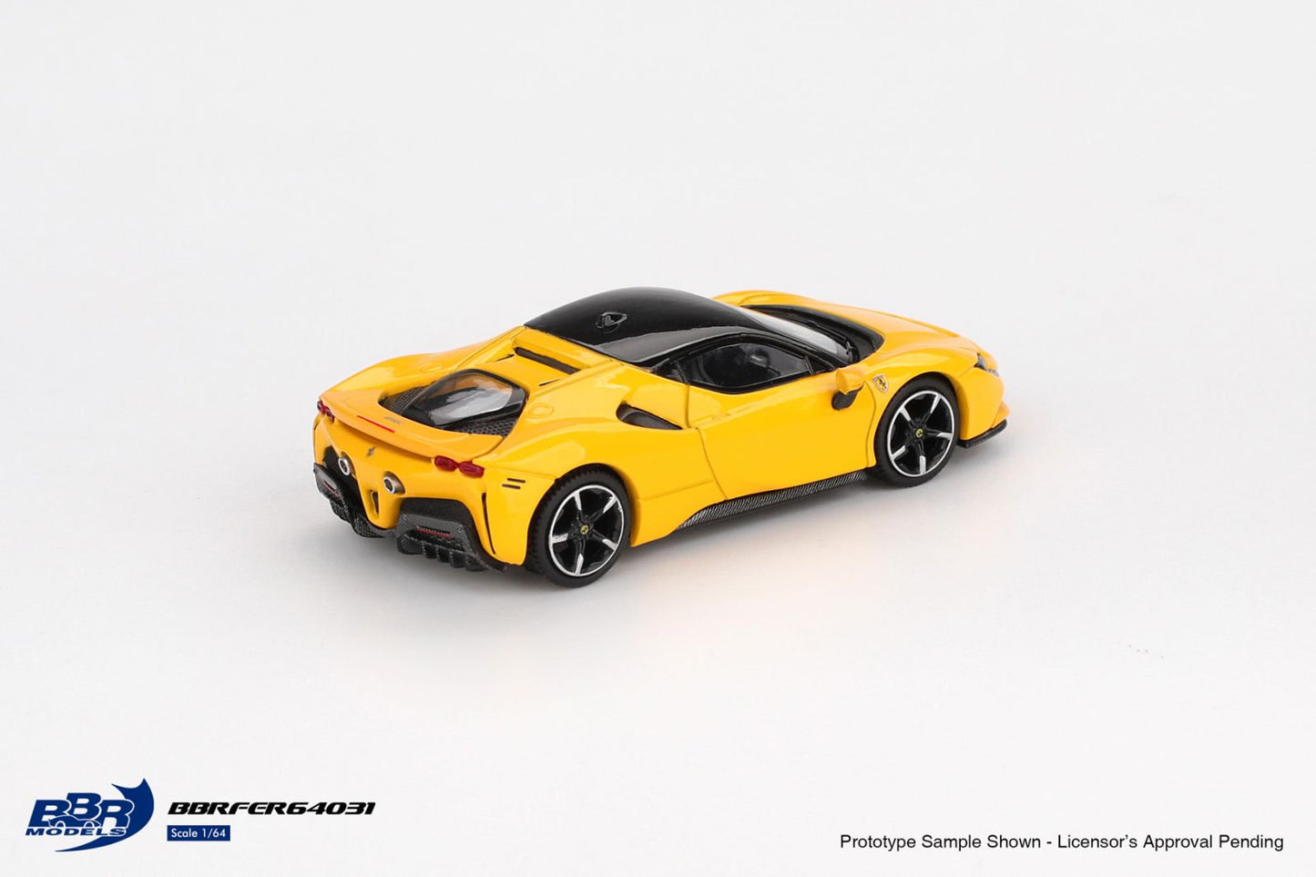 1:64 FERRARI SF90 GIALLO MODENA - BBR Models - BBRFER64031