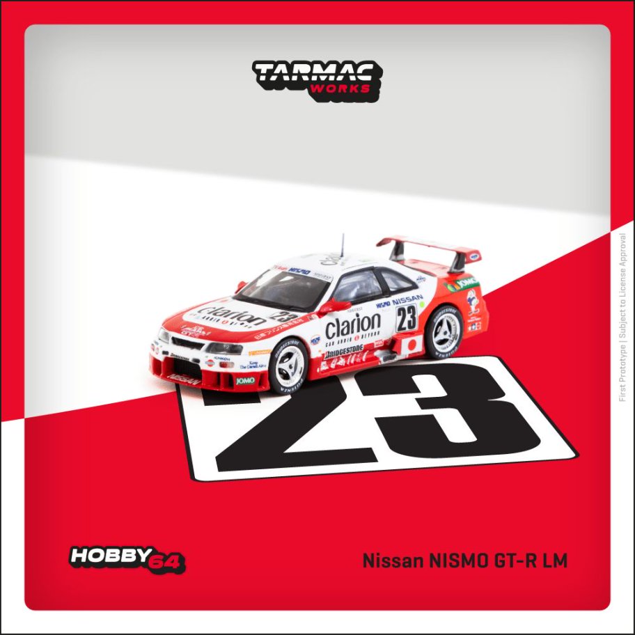 1:64 Nissan NISMO GT-R LM 24h of Le Mans 1995 Presentation K. Hoshino / T. Suzuki / M. Kageyama - T64-067-95LM23