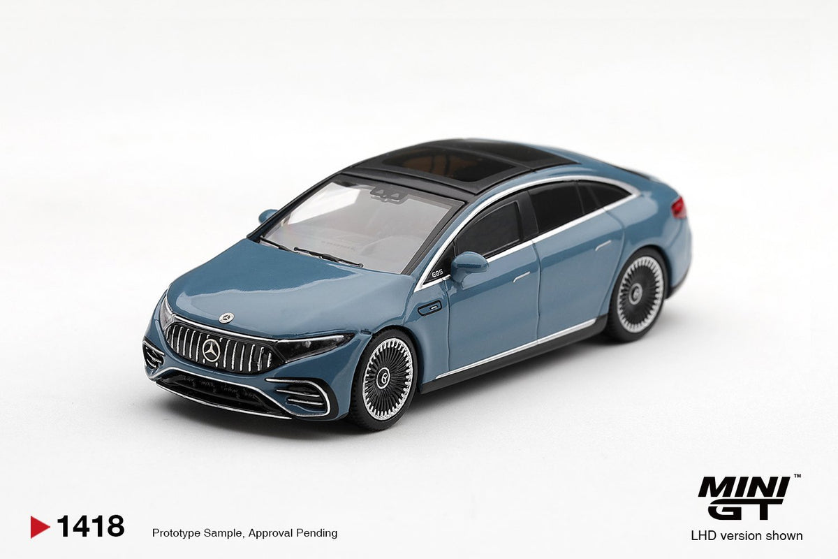 1/64  MERCEDES-AMG EQS 53 BLUE - Mini GT - MGT01418  ***Pre Order***