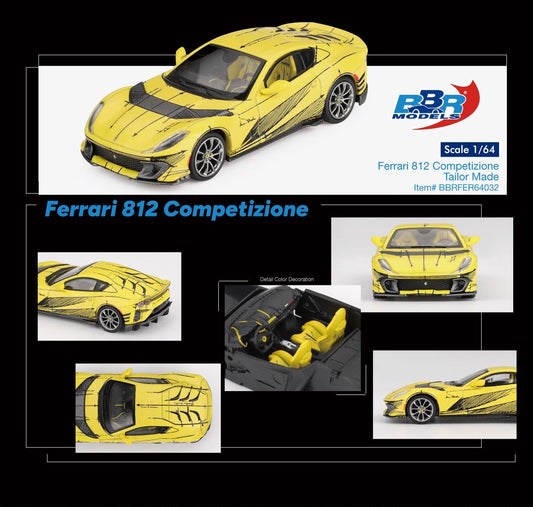 1:64 Ferrari 812 Competizione Tailor Made - BBR Models - BBRFER64032