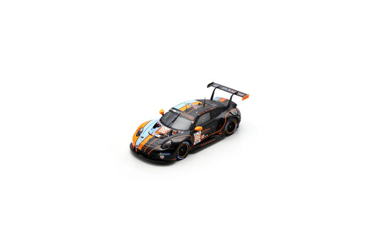 1/64 PORSCHE - 911 991-2 RSR-19 4.2L TEAM GR RACING N 86 3rd LMGTE CLASS 24h LE MANS 2023 B.BARKER - R.PERA - M.WAINWRIGHT - ORANGE LIGHT BLUE BLACK - SPARKY SPA Y310