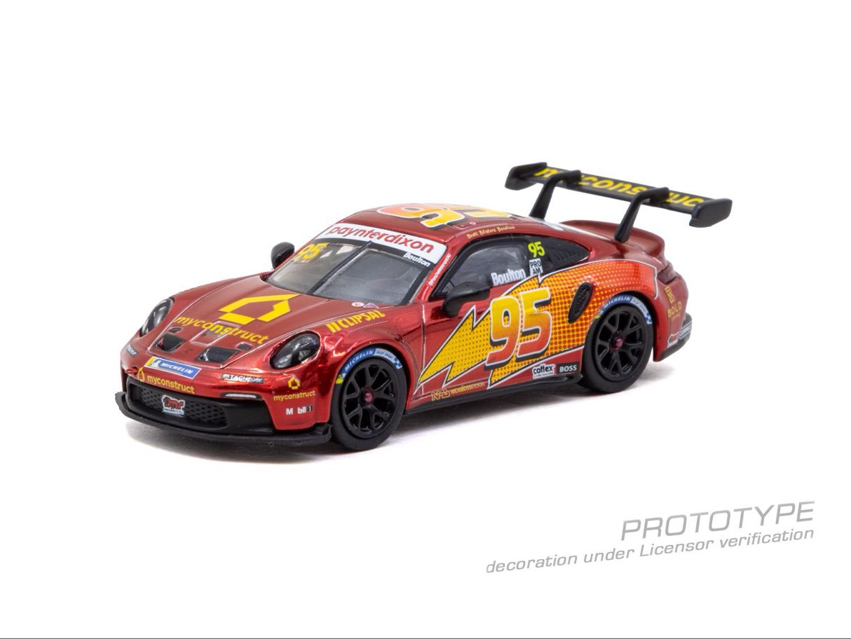 1/64 Porsche 911 GT3 Cup (992) Porsche Carrera Cup Australia 2025 Brett Boulton - Tarmac Works - T64-093-25CCA95  ** Pre Order**