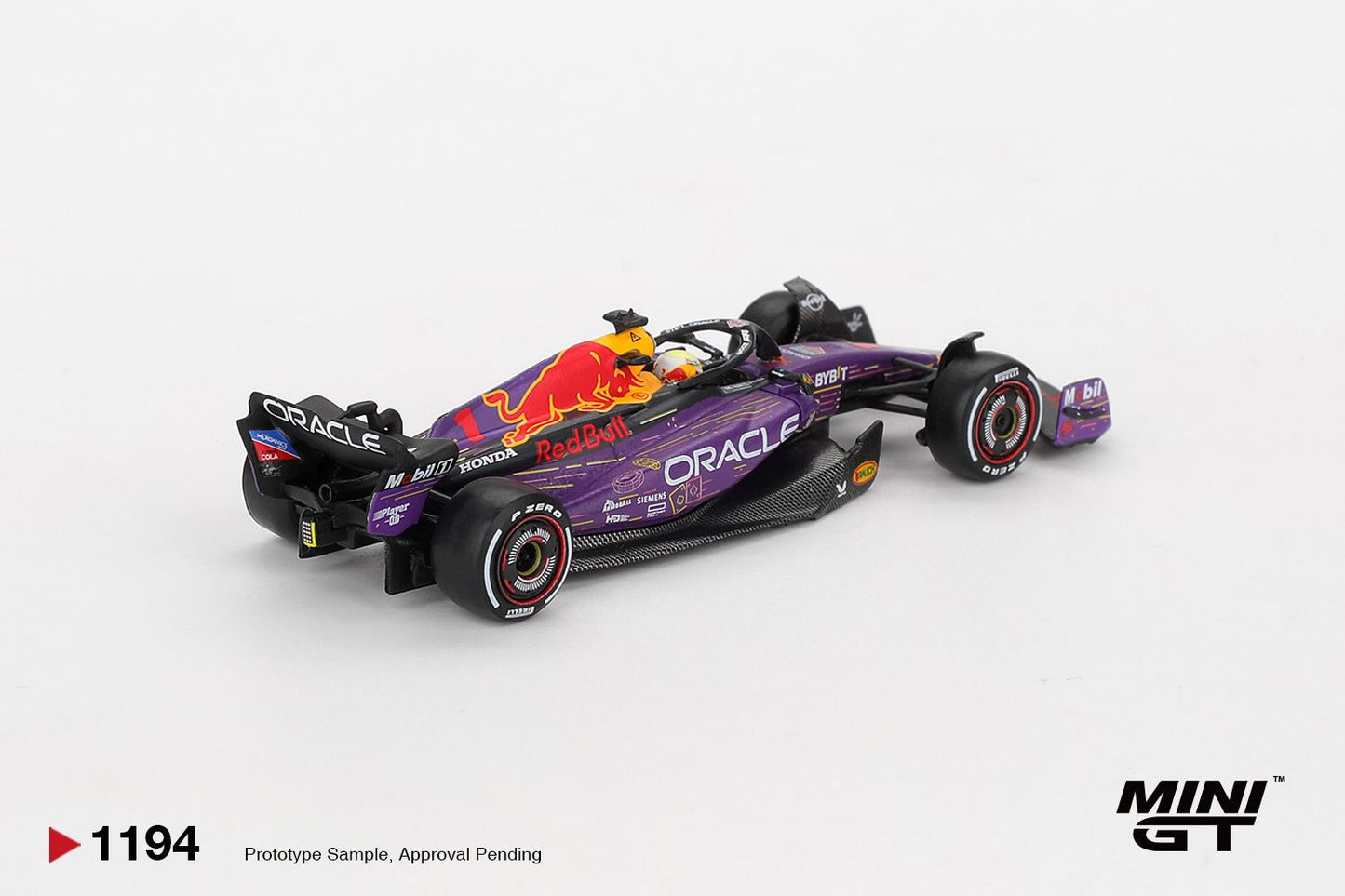 1/64 - ORACLE RED BULL RACING RB19 NO.1 MAX VERSTAPPEN 2023 F1 2023 LAS VEGAS GP WINNER - MiniGT - MGT01194