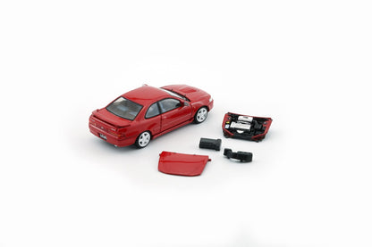 1/64 Toyota Levin 101 -RED (RHD) (Turbo Bonnet + Engine) + NA Engine Cover , SIDESKIRT -HKTCS25- BM Creations - 64B0491