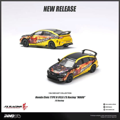 1/64 Honda Civic Type R (FL5) J`S Racing *Maou*  - Inno64 - in64-FL5JS-MAOU
