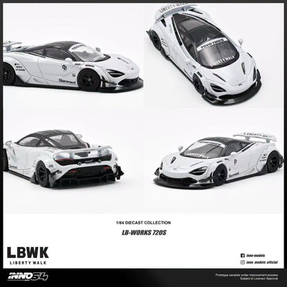 1/64  Liberty Walk 720S, white - Inno64 - in64-LBWK720S-01