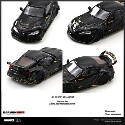 1/64 Toyota Supra A90 *DarwinPRO*, midnight black - Inno64 - in64-A90DP-GBLACK