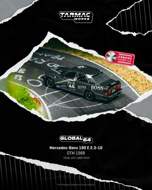 1/64 - Mercedes-Benz 190 E 2.3-16 DTM 1988 Johnny Cecotto  - TARMAC - T64G-047-88DTM44