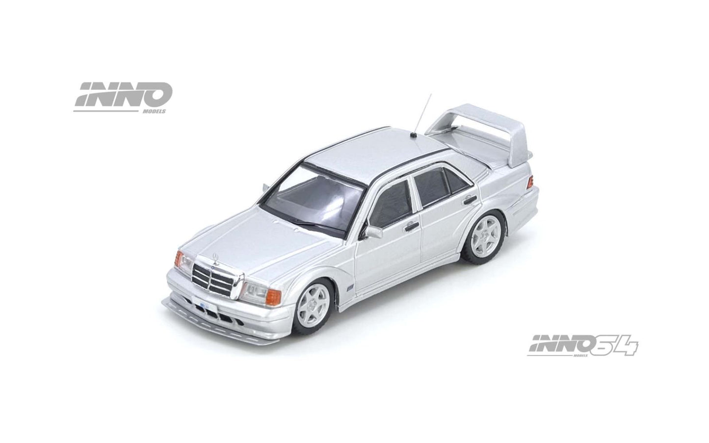 1/64 MERCEDES BENZ 190E Silver - Inno64 - IN64-190E-SIL